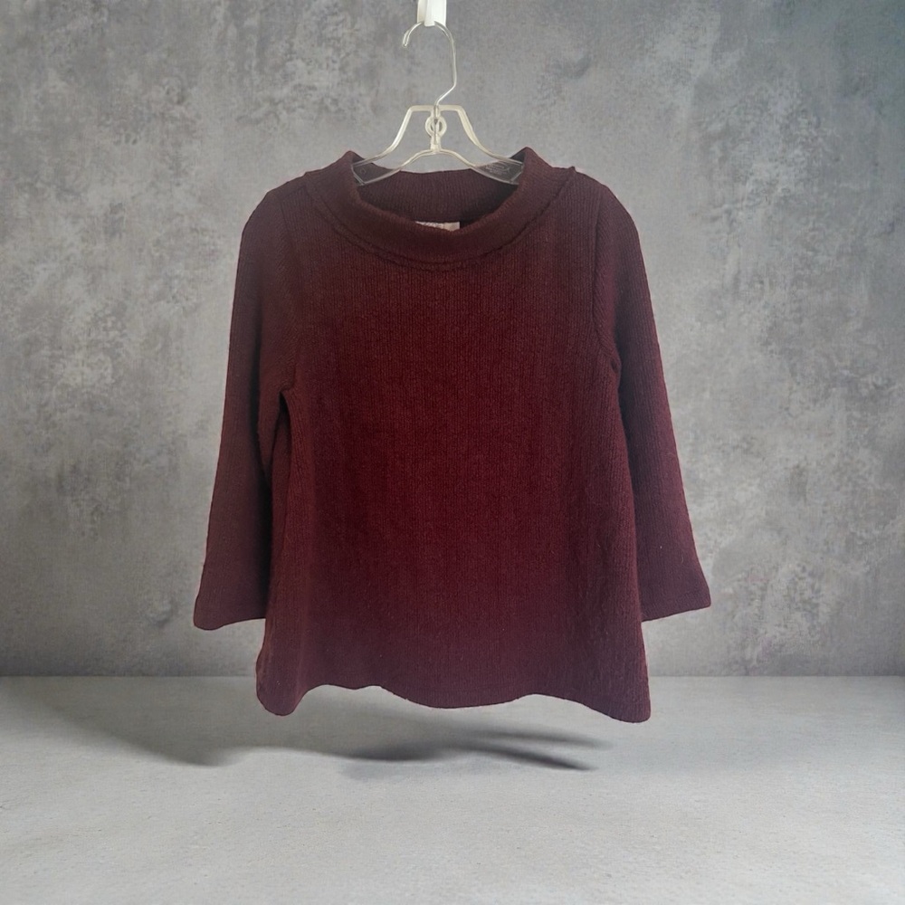 Loft Women's Mock Neck Sweater, Size Medium, Acrylic/polyester/spandex Blend